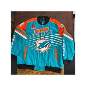 G-III Sports Miami Dolphins NFL Football Cotton Coat 4XL Embroidered